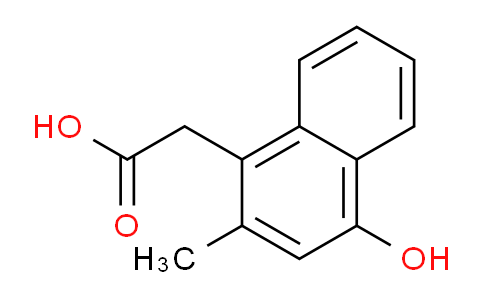 CAS No. 820258-42-2, 2-(4-Hydroxy-2-methylnaphthalen-1-yl)acetic acid