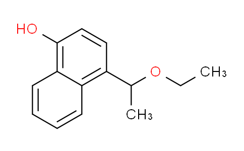 CAS No. 1394021-23-8, 4-(1-Ethoxyethyl)naphthalen-1-ol