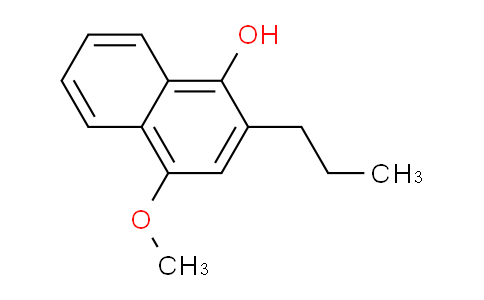 CAS No. 86559-57-1, 4-Methoxy-2-propylnaphthalen-1-ol