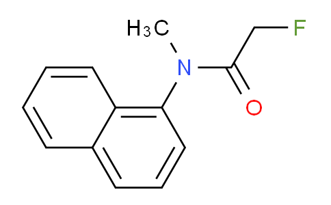 CAS No. 5903-13-9, 2-Fluoro-N-methyl-N-(naphthalen-1-yl)acetamide