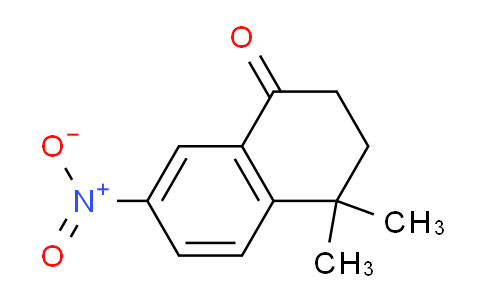 CAS No. 33209-71-1, 4,4-Dimethyl-7-nitro-3,4-dihydronaphthalen-1(2H)-one