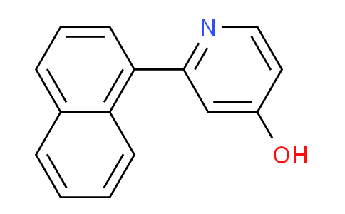 CAS No. 1261910-27-3, 2-(Naphthalen-1-yl)pyridin-4-ol