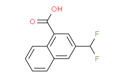 CAS No. 1261661-05-5, 3-(Difluoromethyl)-1-naphthoic acid