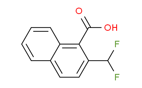CAS No. 1261628-54-9, 2-(Difluoromethyl)naphthalene-1-carboxylic acid