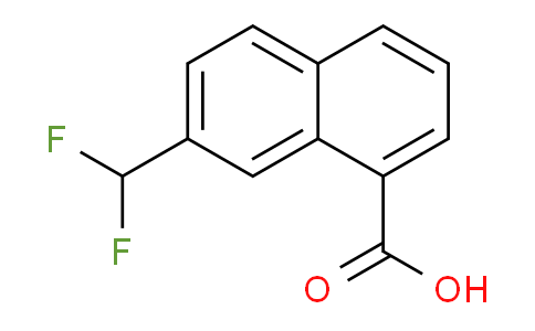 CAS No. 1261588-48-0, 7-(Difluoromethyl)-1-naphthoic acid