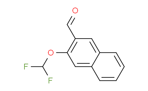 CAS No. 1261675-95-9, 2-(Difluoromethoxy)naphthalene-3-carboxaldehyde