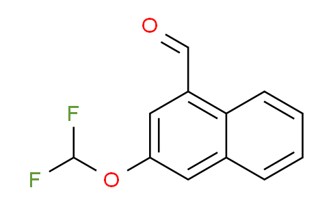 CAS No. 1261844-29-4, 2-(Difluoromethoxy)naphthalene-4-carboxaldehyde