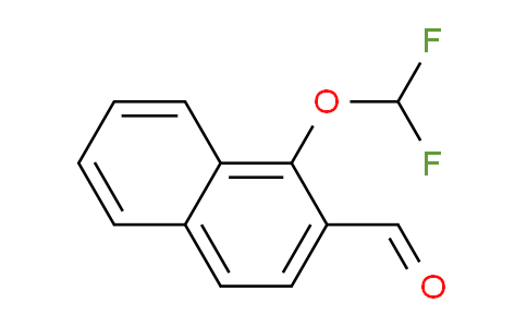 CAS No. 1261561-99-2, 1-(Difluoromethoxy)naphthalene-2-carboxaldehyde