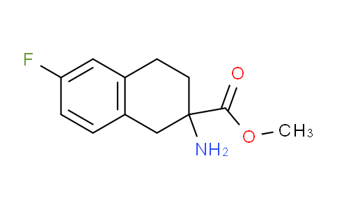 CAS No. 885274-16-8, Methyl 2-amino-6-fluoro-1,2,3,4-tetrahydronaphthalene-2-carboxylate