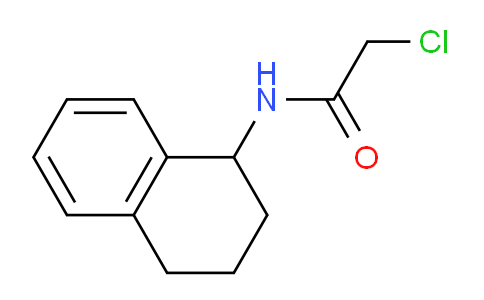 CAS No. 127761-16-4, 2-Chloro-N-(1,2,3,4-tetrahydronaphthalen-1-yl)acetamide