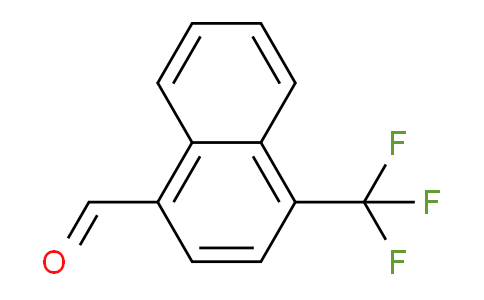 CAS No. 1261596-97-7, 1-(Trifluoromethyl)naphthalene-4-carboxaldehyde