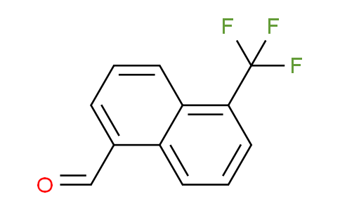 CAS No. 1261452-90-7, 1-(Trifluoromethyl)naphthalene-5-carboxaldehyde