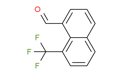 CAS No. 1261576-39-9, 1-(Trifluoromethyl)naphthalene-8-carboxaldehyde