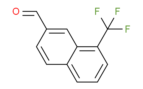 CAS No. 1261733-21-4, 1-(Trifluoromethyl)naphthalene-7-carboxaldehyde