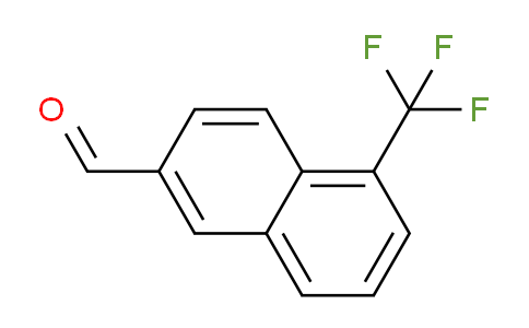 CAS No. 1261561-30-1, 1-(Trifluoromethyl)naphthalene-6-carboxaldehyde