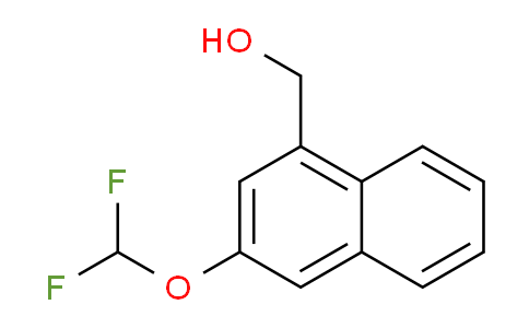 CAS No. 1261488-87-2, 2-(Difluoromethoxy)naphthalene-4-methanol