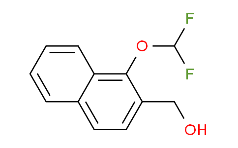 CAS No. 1261587-25-0, 1-(Difluoromethoxy)naphthalene-2-methanol