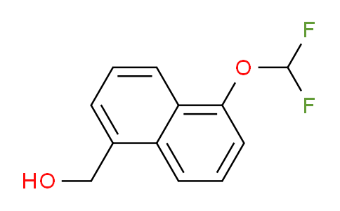 CAS No. 1261456-26-1, 1-(Difluoromethoxy)naphthalene-5-methanol
