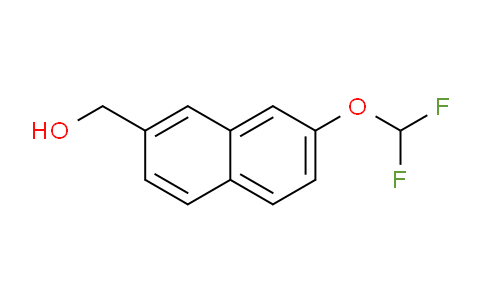CAS No. 1261587-30-7, 2-(Difluoromethoxy)naphthalene-7-methanol