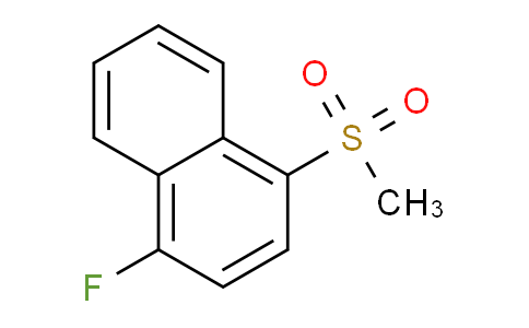 CAS No. 59080-18-1, 1-fluoro-4-(methylsulfonyl)naphthalene