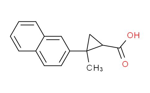 CAS No. 779324-55-9, 2-Methyl-2-(naphthalen-2-yl)cyclopropanecarboxylic acid
