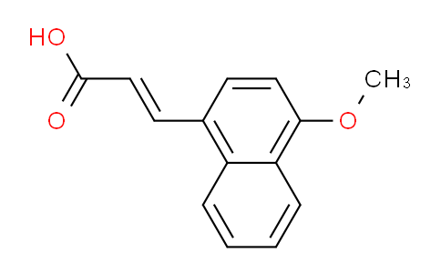 CAS No. 15971-30-9, 3-(4-Methoxynaphthalen-1-yl)acrylic acid