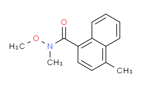 CAS No. 1807542-90-0, N-Methoxy-N,4-dimethyl-1-naphthamide