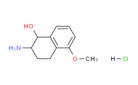 CAS No. 118645-18-4, 2-Amino-5-methoxy-1,2,3,4-tetrahydronaphthalen-1-ol hydrochloride