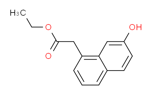 CAS No. 145568-15-6, Ethyl 2-(7-hydroxynaphthalen-1-yl)acetate