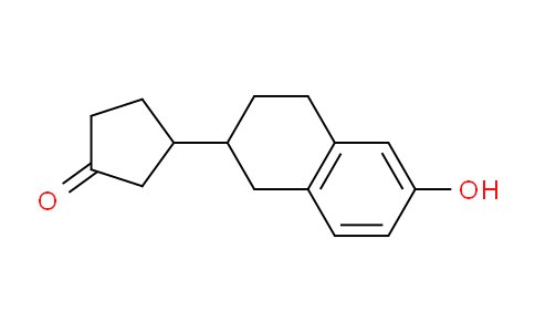 CAS No. 20771-44-2, 3-(6-Hydroxy-1,2,3,4-tetrahydronaphthalen-2-yl)cyclopentanone