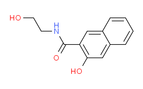 CAS No. 92-80-8, 3-Hydroxy-N-(2-hydroxyethyl)-2-naphthamide