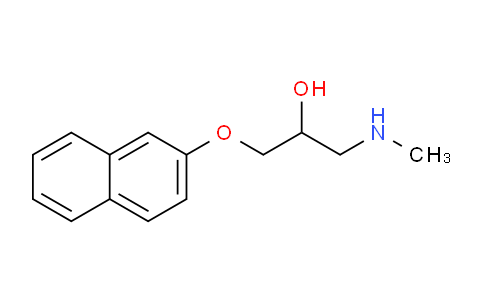 CAS No. 801228-37-5, 1-(Methylamino)-3-(naphthalen-2-yloxy)propan-2-ol