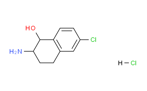 CAS No. 66361-36-2, 2-Amino-6-chloro-1,2,3,4-tetrahydronaphthalen-1-ol hydrochloride