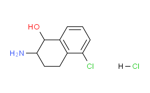 CAS No. 90401-39-1, 2-Amino-5-chloro-1,2,3,4-tetrahydronaphthalen-1-ol hydrochloride