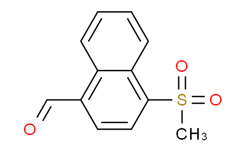 CAS No. 282728-19-2, 4-(Methylsulfonyl)-1-naphthaldehyde
