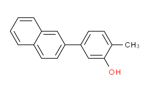 CAS No. 1261947-11-8, 2-Methyl-5-(naphthalen-2-yl)phenol