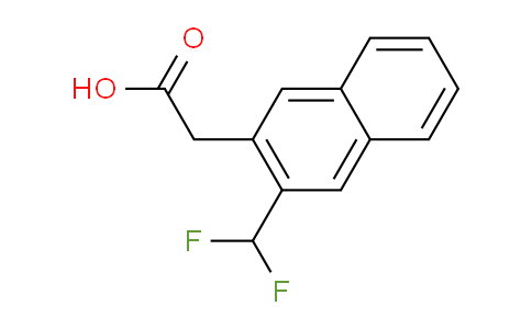 CAS No. 1261588-36-6, 2-(Difluoromethyl)naphthalene-3-acetic acid