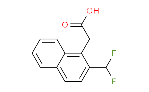 CAS No. 1261871-59-3, 2-(Difluoromethyl)naphthalene-1-acetic acid
