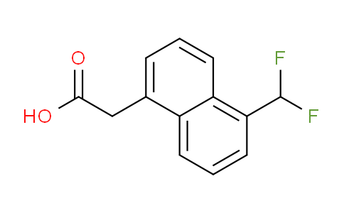 CAS No. 1261783-72-5, 1-(Difluoromethyl)naphthalene-5-acetic acid
