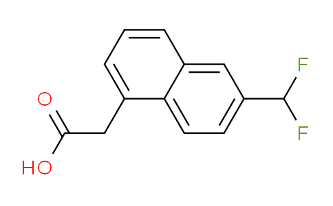 CAS No. 1261623-62-4, 2-(6-(Difluoromethyl)naphthalen-1-yl)acetic acid
