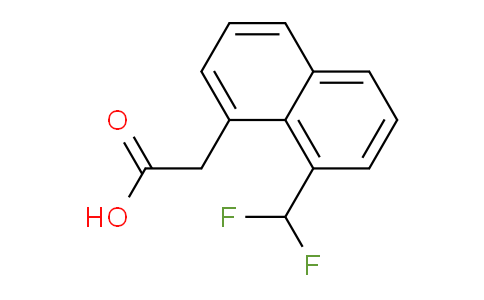 CAS No. 1261488-29-2, 1-(Difluoromethyl)naphthalene-8-acetic acid