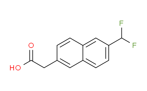 CAS No. 1261535-33-4, 2-(Difluoromethyl)naphthalene-6-acetic acid