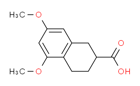 CAS No. 75887-73-9, 5,7-Dimethoxy-1,2,3,4-tetrahydronaphthalene-2-carboxylic acid