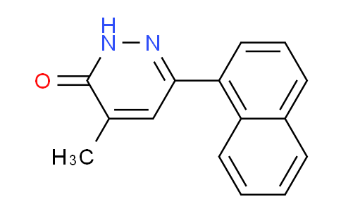 CAS No. 28657-58-1, 4-Methyl-6-(naphthalen-1-yl)pyridazin-3(2H)-one