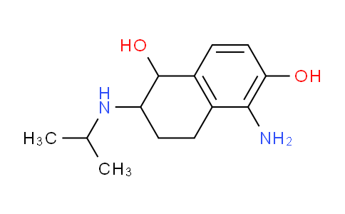CAS No. 70172-13-3, 5-Amino-2-(isopropylamino)-1,2,3,4-tetrahydronaphthalene-1,6-diol