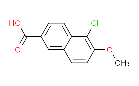 CAS No. 408327-32-2, 5-Chloro-6-methoxy-2-naphthoic acid