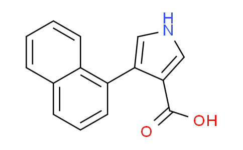 CAS No. 226930-29-6, 4-(Naphthalen-1-yl)-1H-pyrrole-3-carboxylic acid