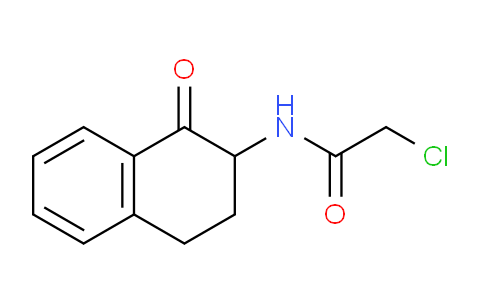 CAS No. 88058-27-9, 2-Chloro-N-(1-oxo-1,2,3,4-tetrahydronaphthalen-2-yl)acetamide