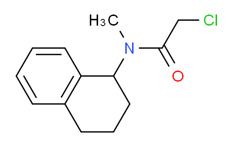 CAS No. 276886-84-1, 2-Chloro-N-methyl-N-(1,2,3,4-tetrahydronaphthalen-1-yl)acetamide