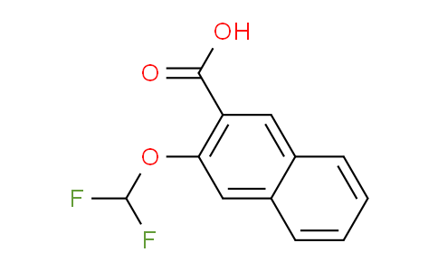 CAS No. 929341-31-1, 2-(Difluoromethoxy)naphthalene-3-carboxylic acid